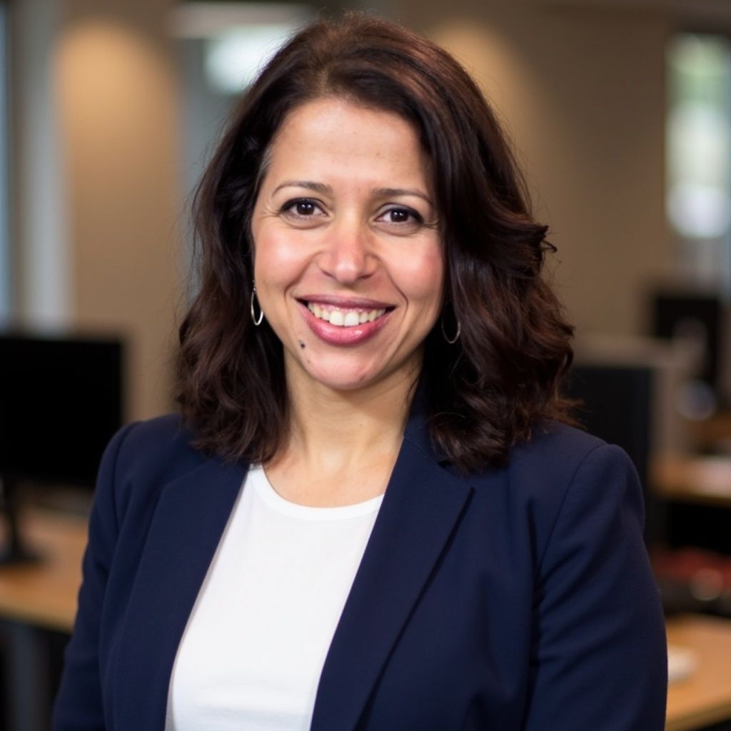 portrait of River's Edge CEO, Genevieve Benjamin