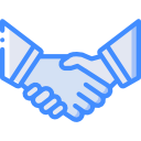 two hands engaging in a handshake